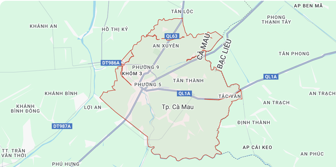 金瓯省的工业区