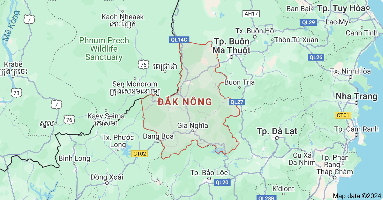 ダクノン省タムタイン工業団地の紹介
