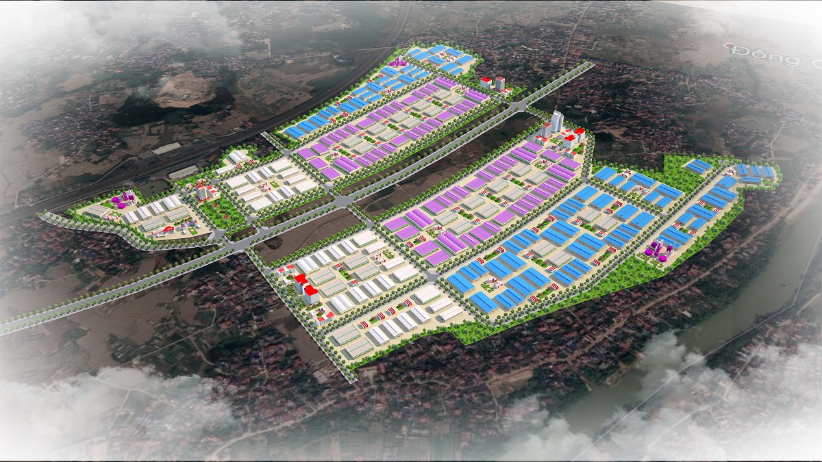 Phối Cảnh Khu Công Nghiệp Tại Tỉnh Thái Nguyên
